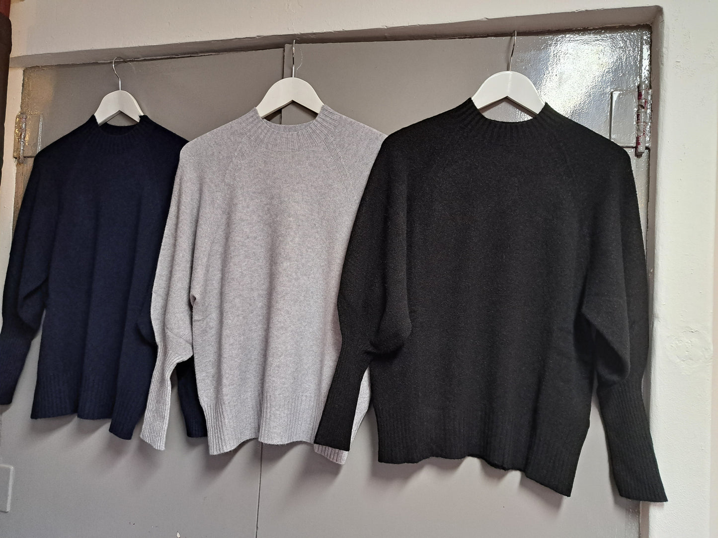 Alexandre Laurent Paris Viscose Pofmouw Trui Noir