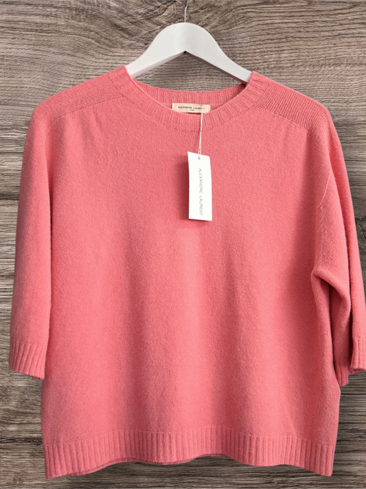 Alexandre Laurent Viscose Trui 3/4 Perzik