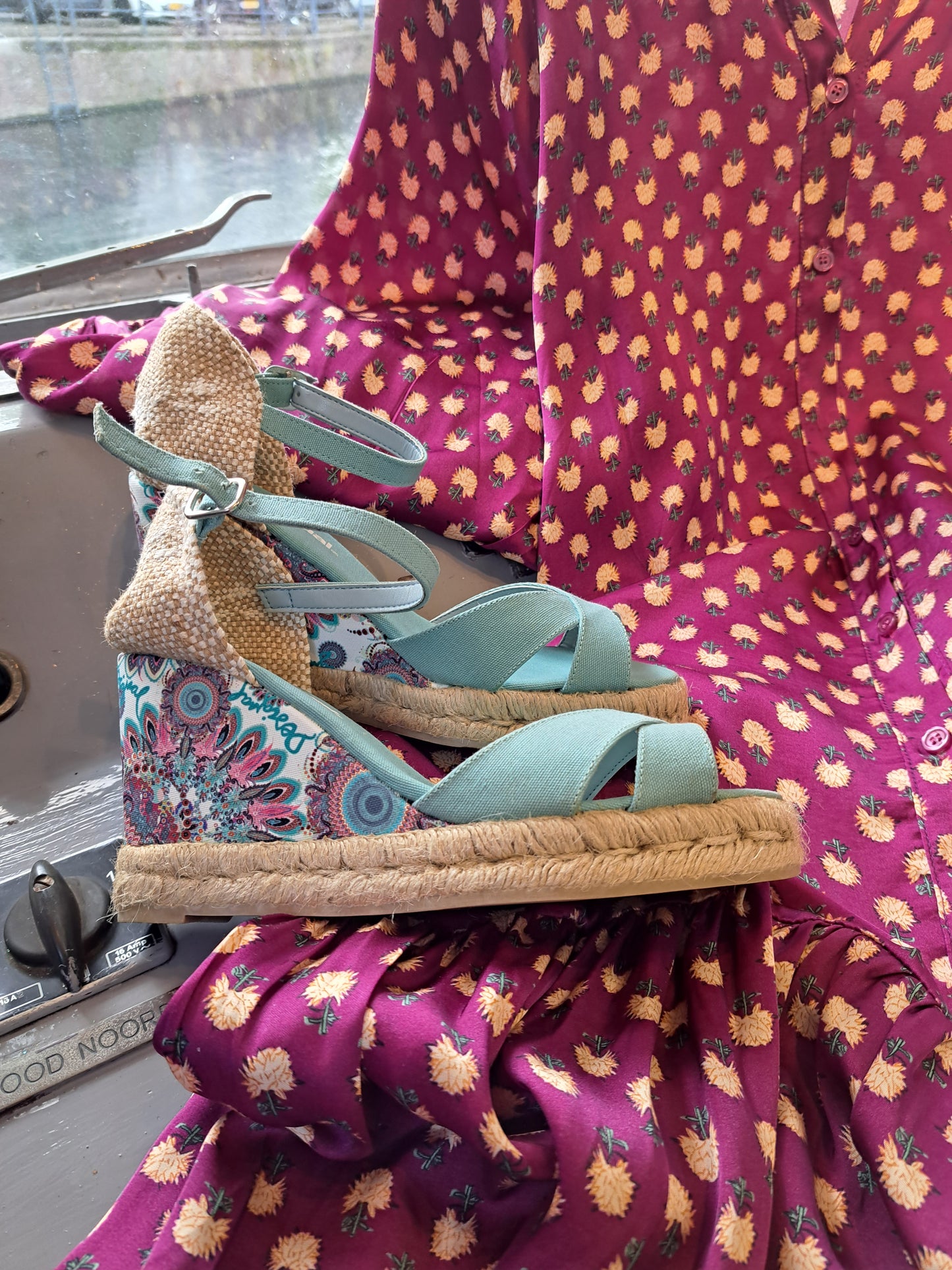 Desigual Espadrille Alto Sandaal