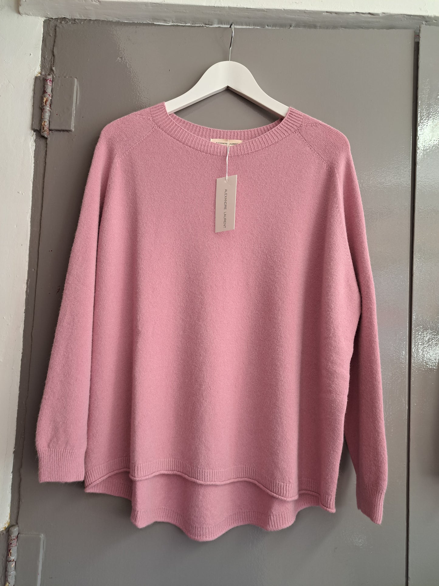 Alexandre Laurent Paris Oversized Viscose Trui Oud Rose