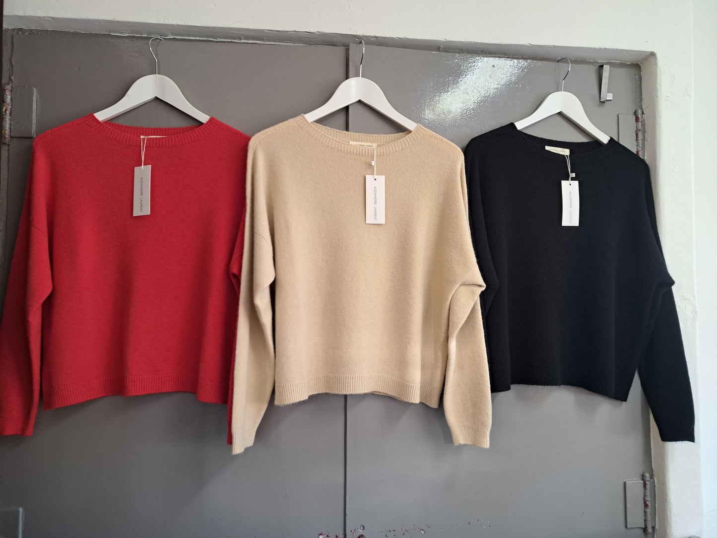 Alexandre Laurent Paris Basic Viscose Trui Black 8824