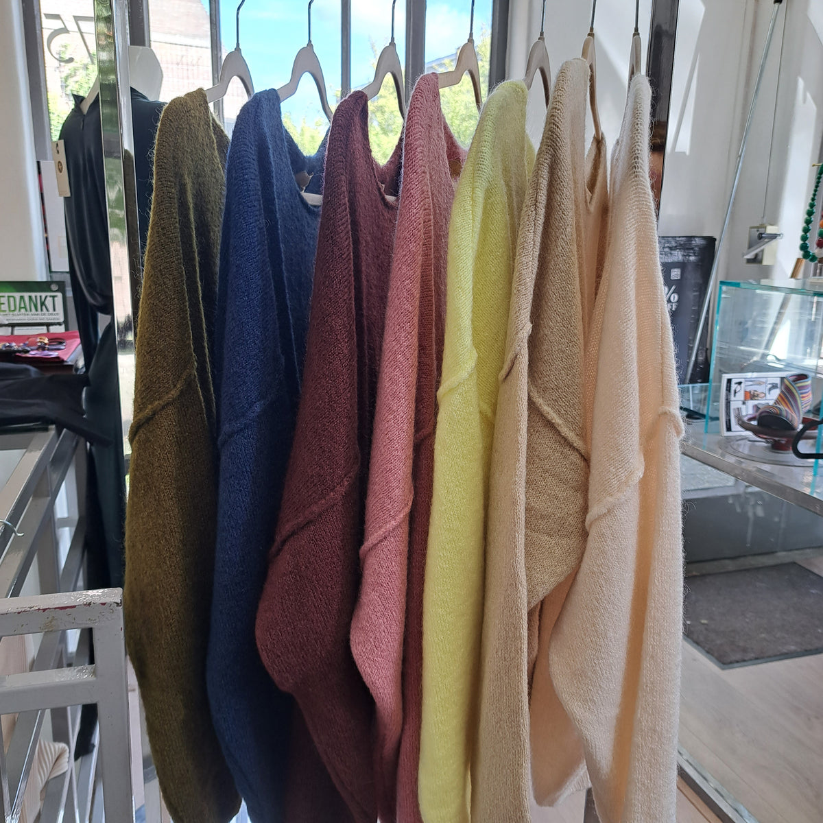 Mika Elles Paris Mohair Trui Rosata 2225
