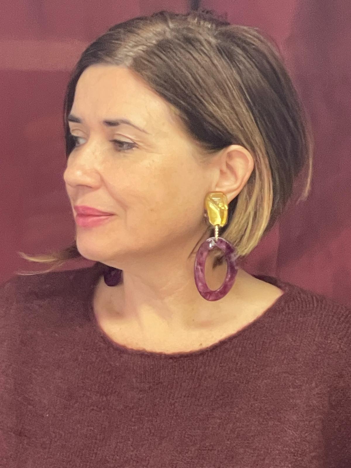 Mika Elles Paris Mohair Trui Kastanje 22225