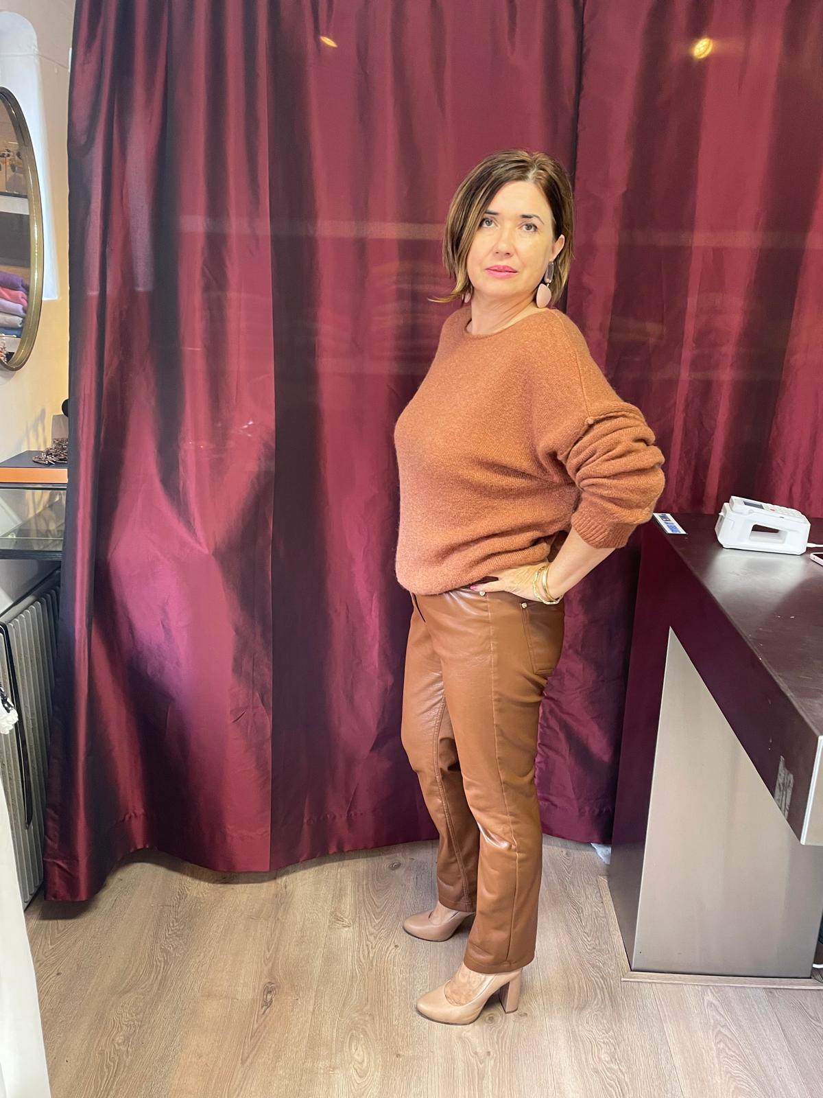 Mika EllesParis Mohair Trui Camel 2225