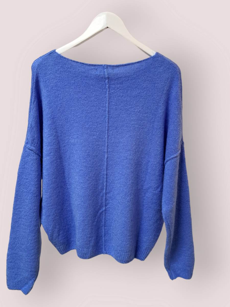 Mika Elles Mohair sweater blue
