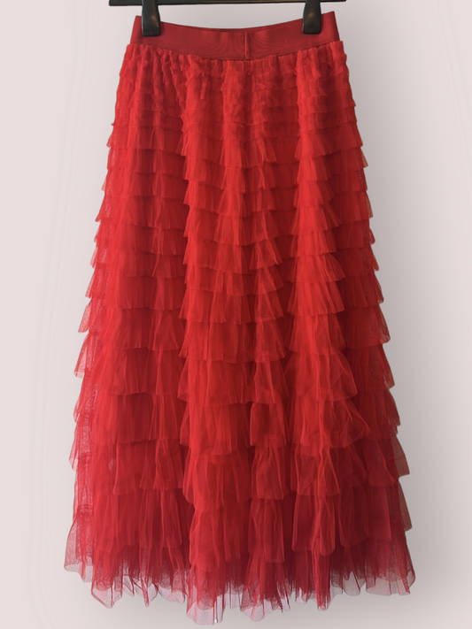 Turquise by Daan Tule rok rood