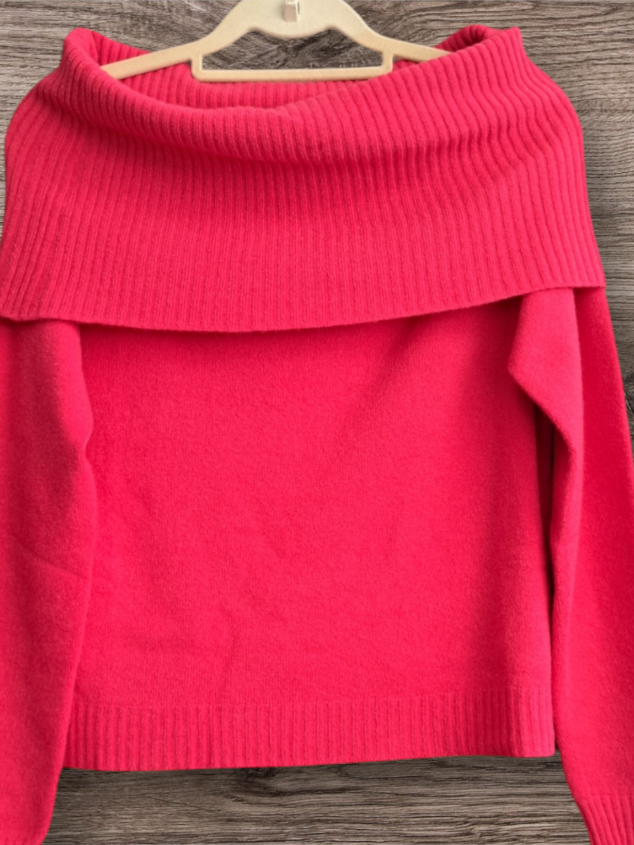 Alexandre Laurent Off shoulder Trui Beet