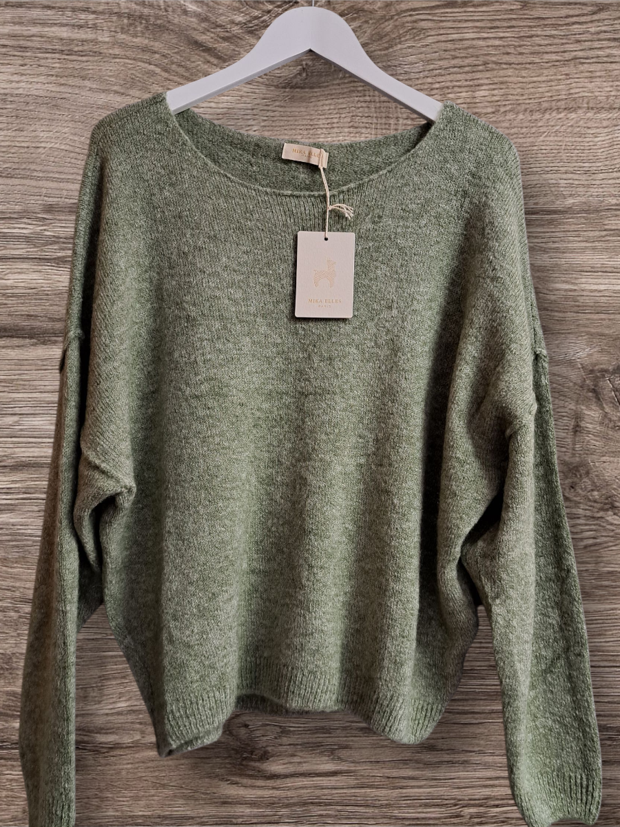 Mika Elles Paris Mohair Trui Verde