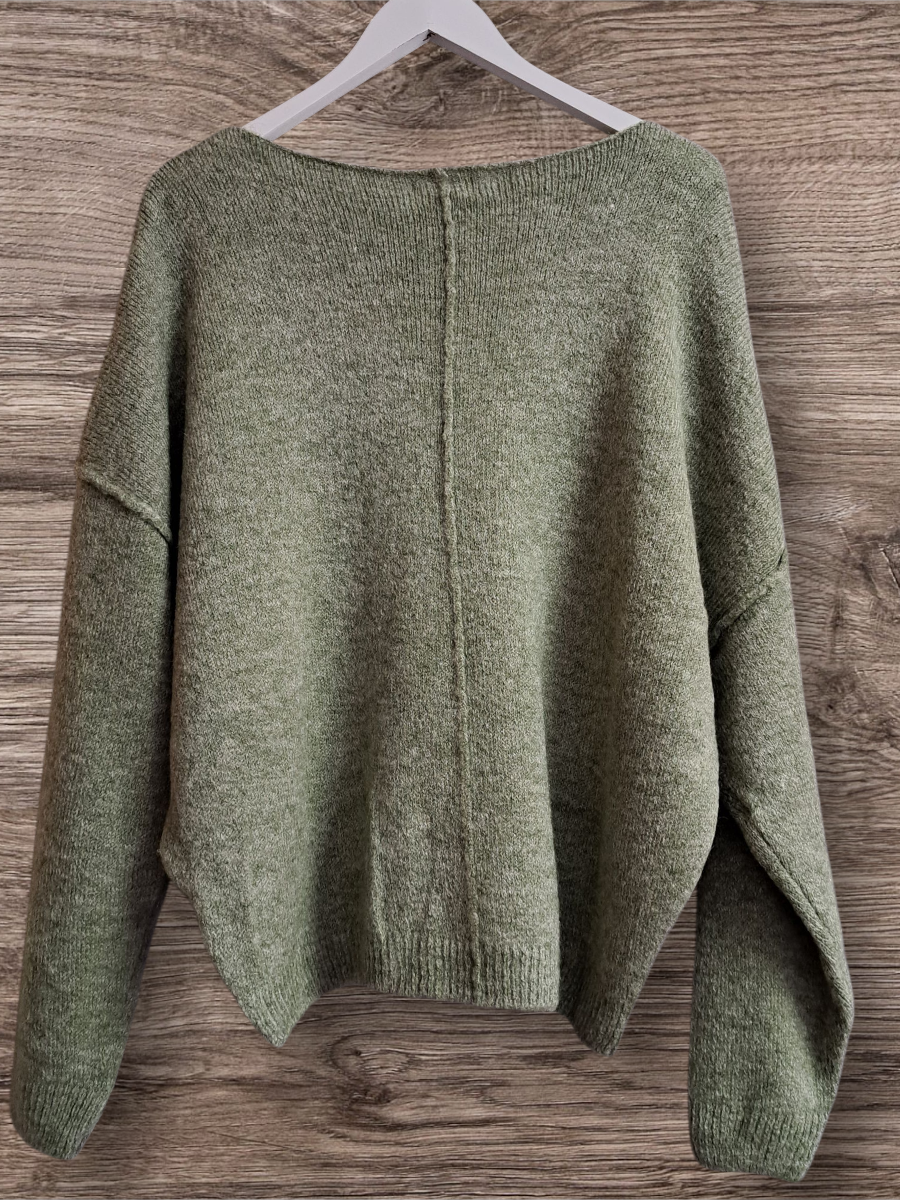 Mika Elles Paris Mohair Trui Verde