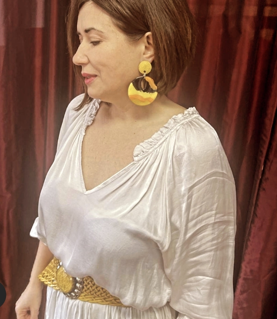 Fan fan blouse offwhite