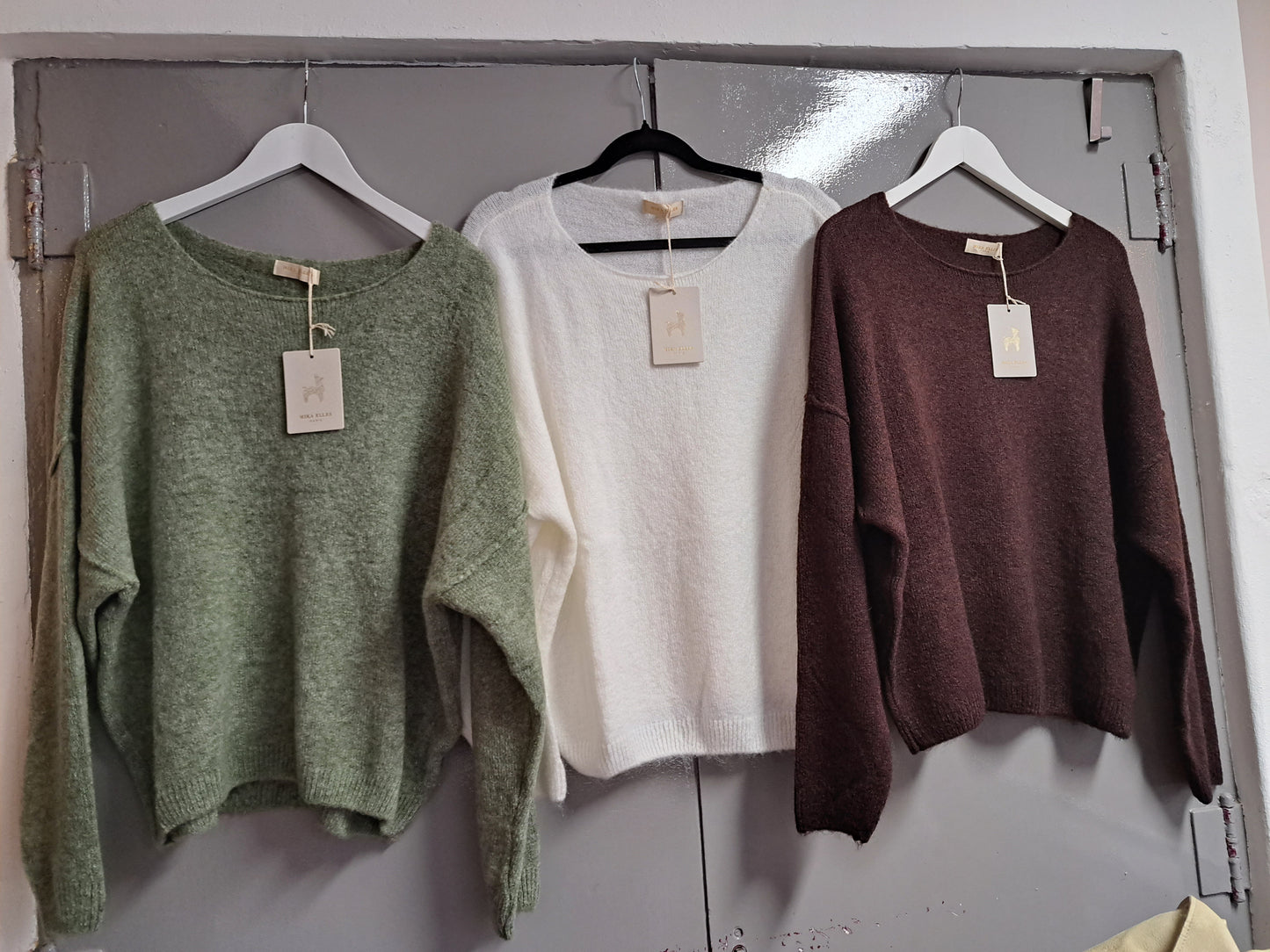 Mika Elles Paris Mohair Trui Verde