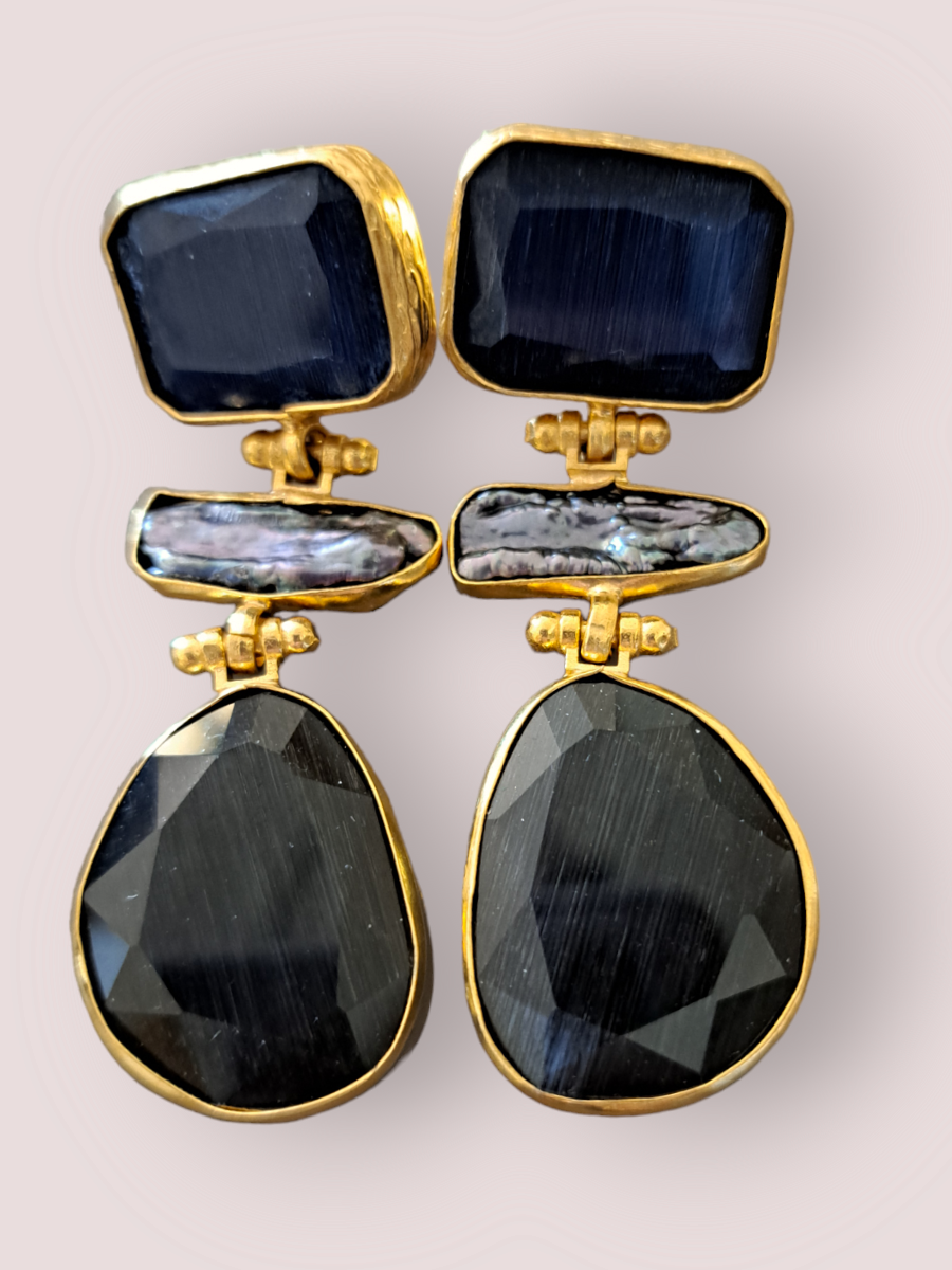 BerNice Amsterdam grey blue stone