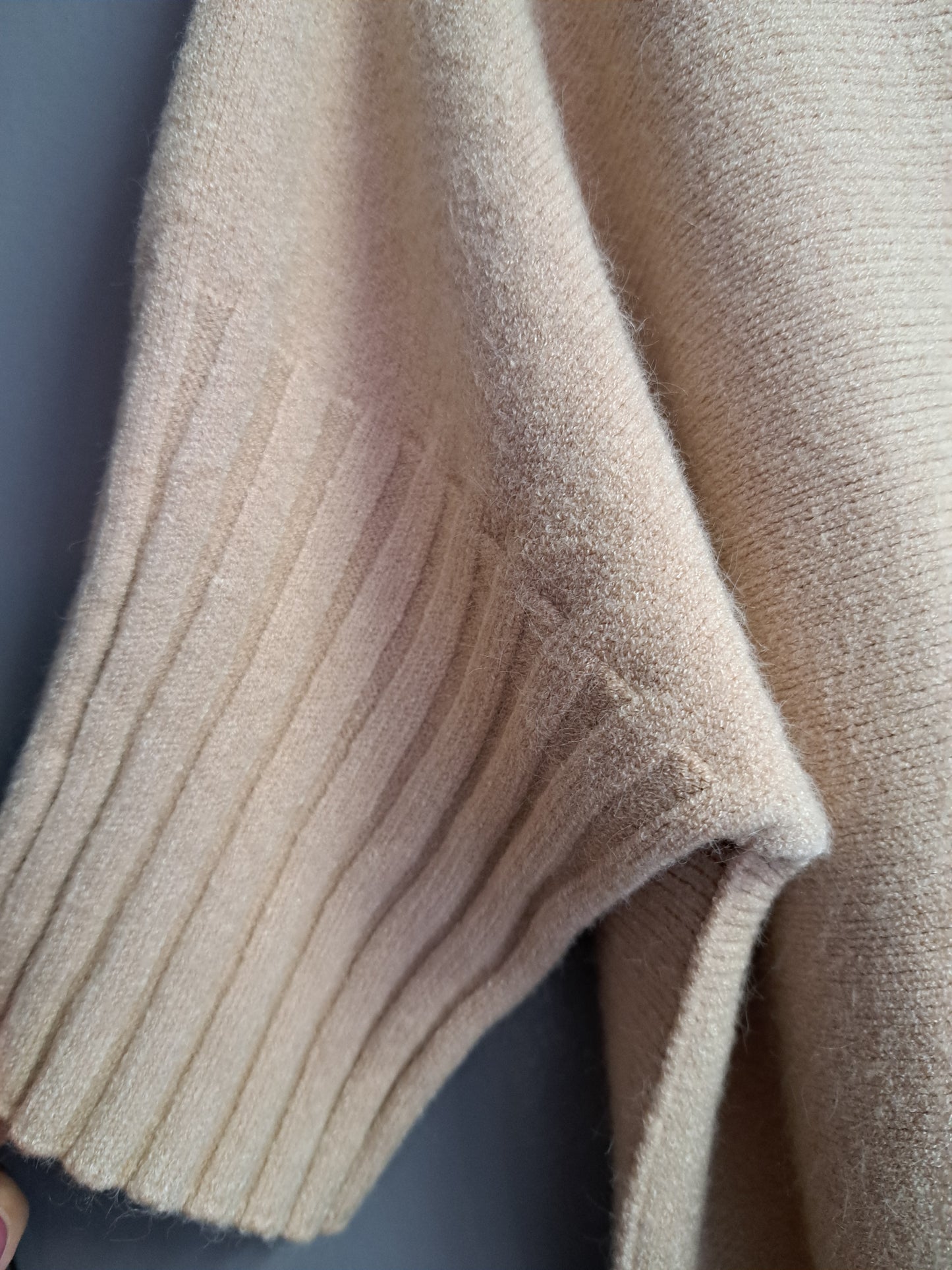 Alexandre Laurent Viscose Trui 3/4 mouwen Licht Camel
