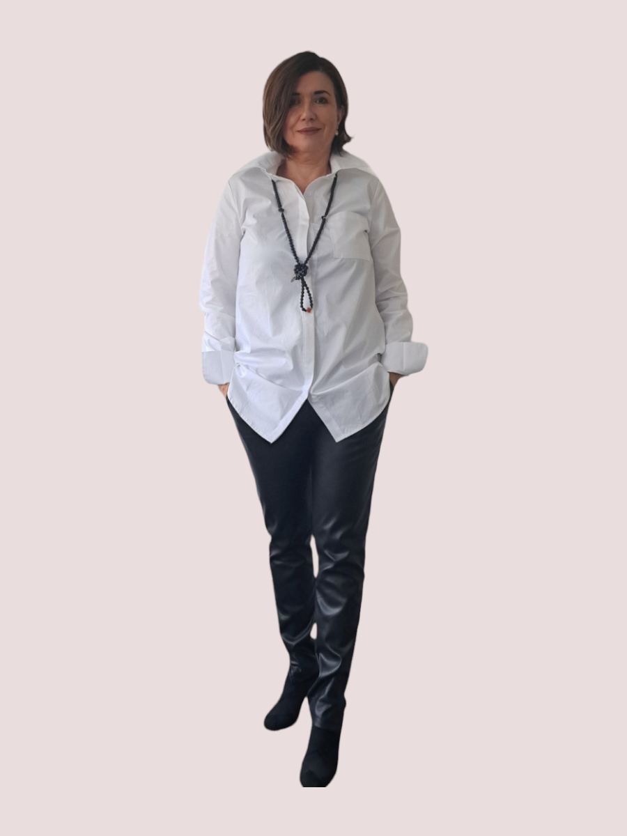 Cotton shirt / blouse White
