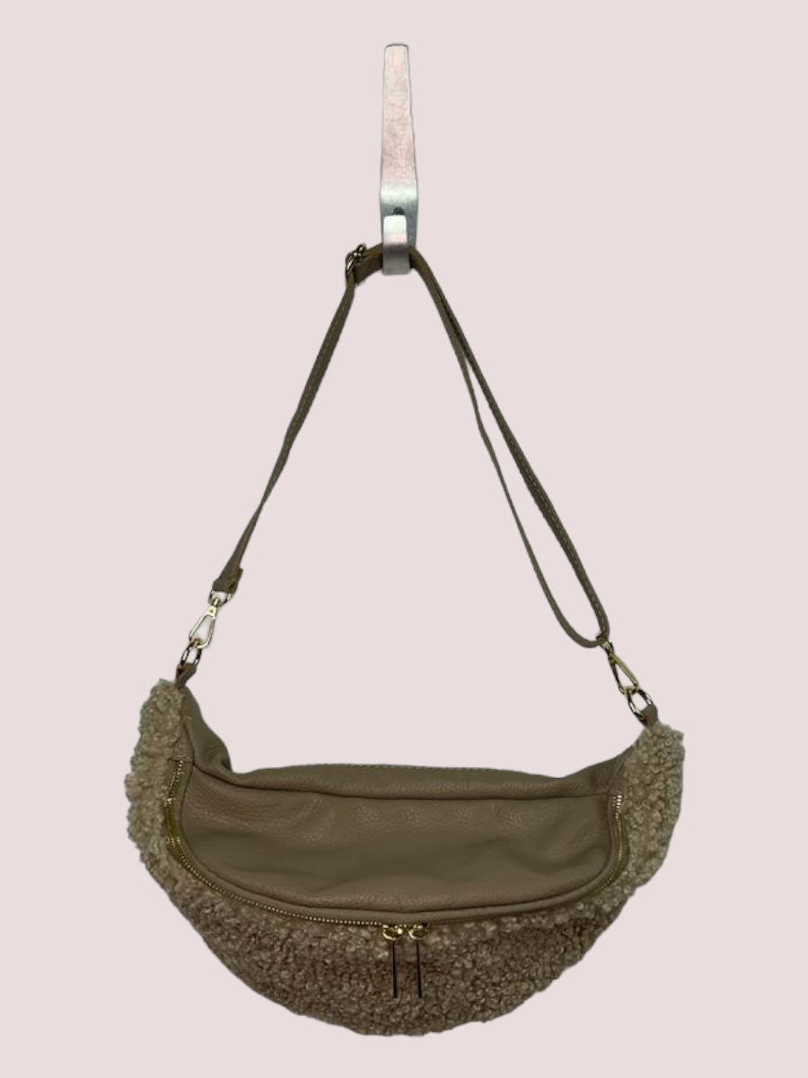 Teddy Crossbody Ecru