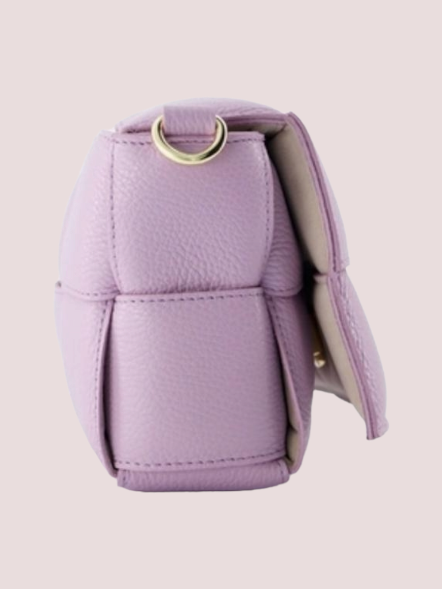 Jess Classic Grain Crossbody Tas Lila