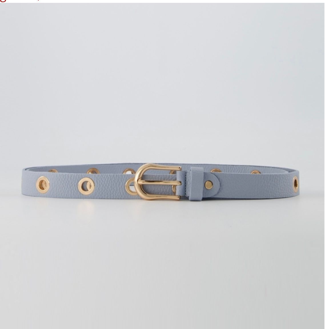Avery Classic Grain Riem Blauw