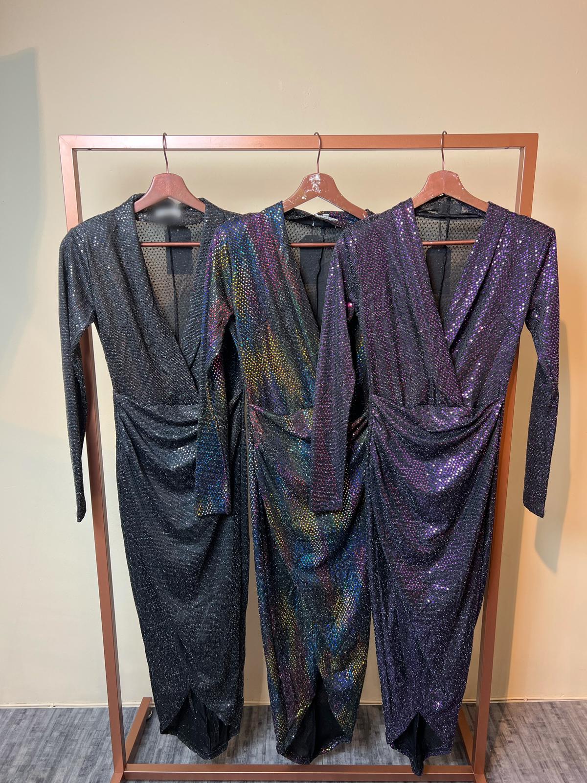 Dress Glitter Black