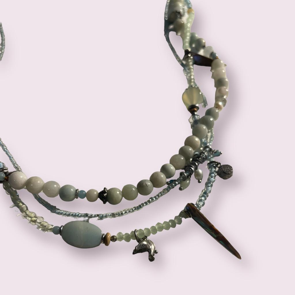 Exoal Necklace Light Green