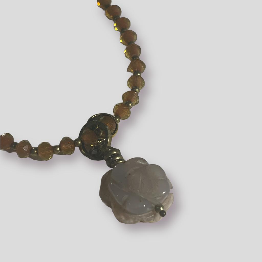 Exoal Necklace Desert Rose