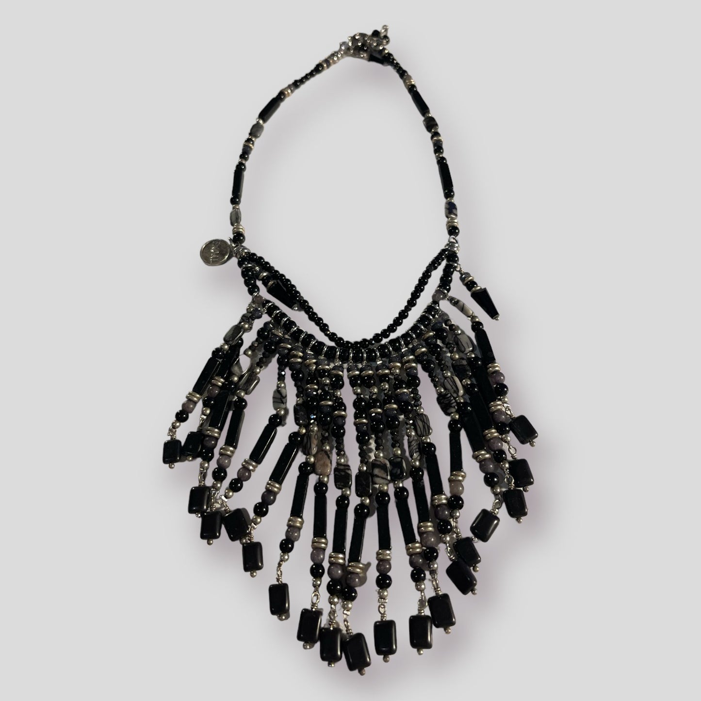 Exoal Short Necklace Midnight Black