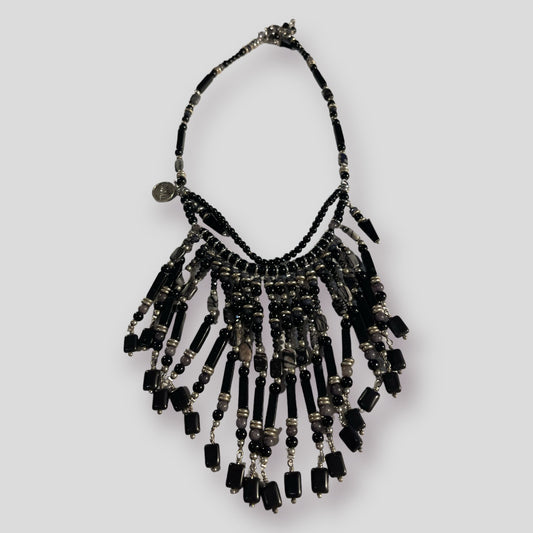 Exoal Short Necklace Midnight Black
