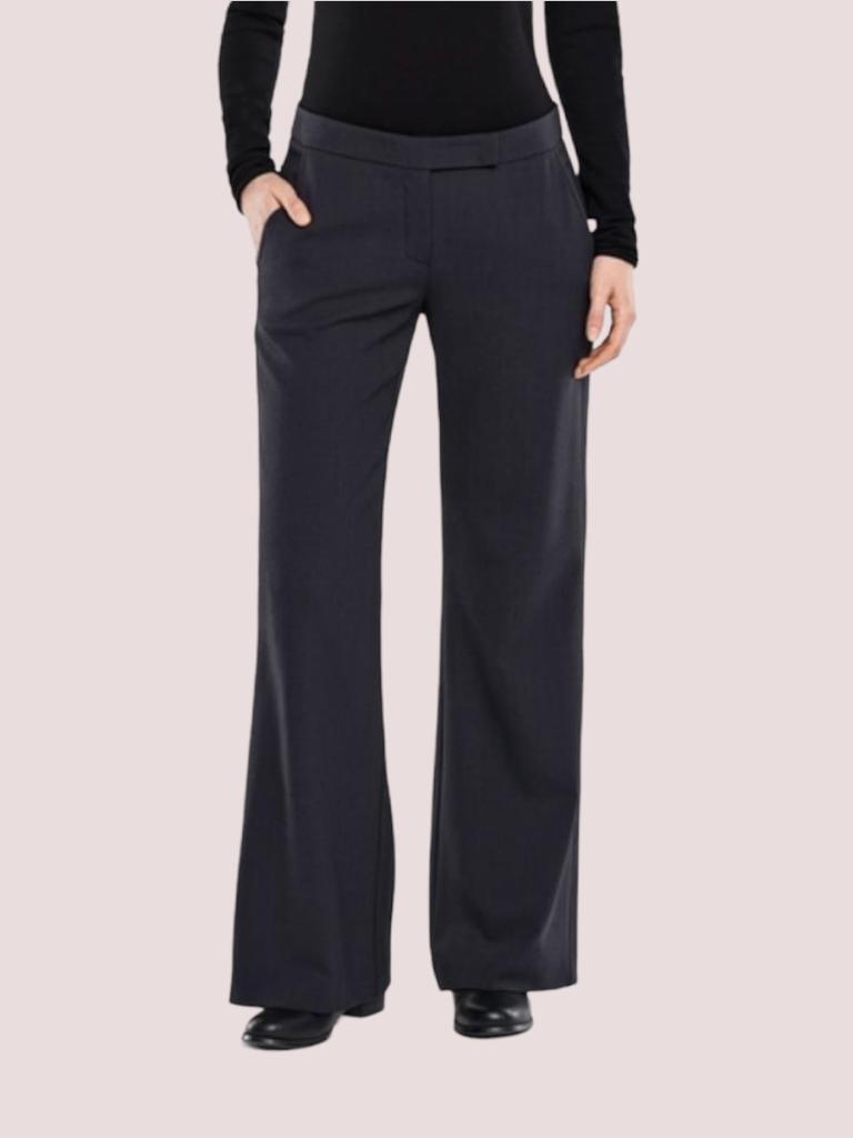 Sarah Pacini Gabardine Broek Audrey Zwart