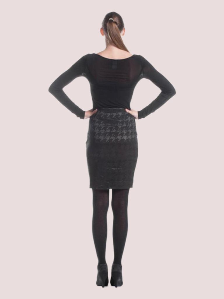 Sarah Pacini Pencil Skirt Black