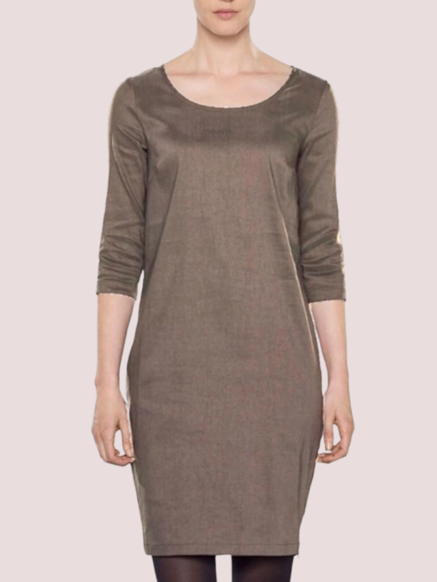 Sarah Pacini Jurk Taupe