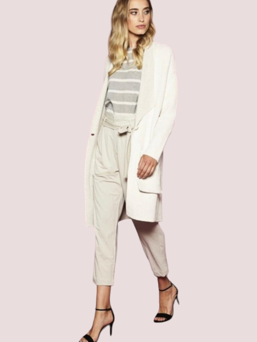 10 Feet Double Knit Vest Ecru