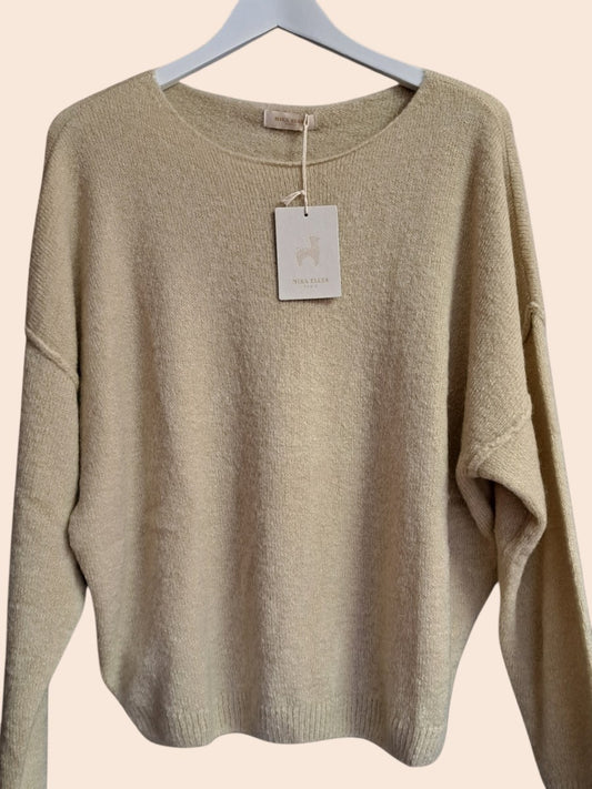 Mika Elles Mohair Trui Biscotto
