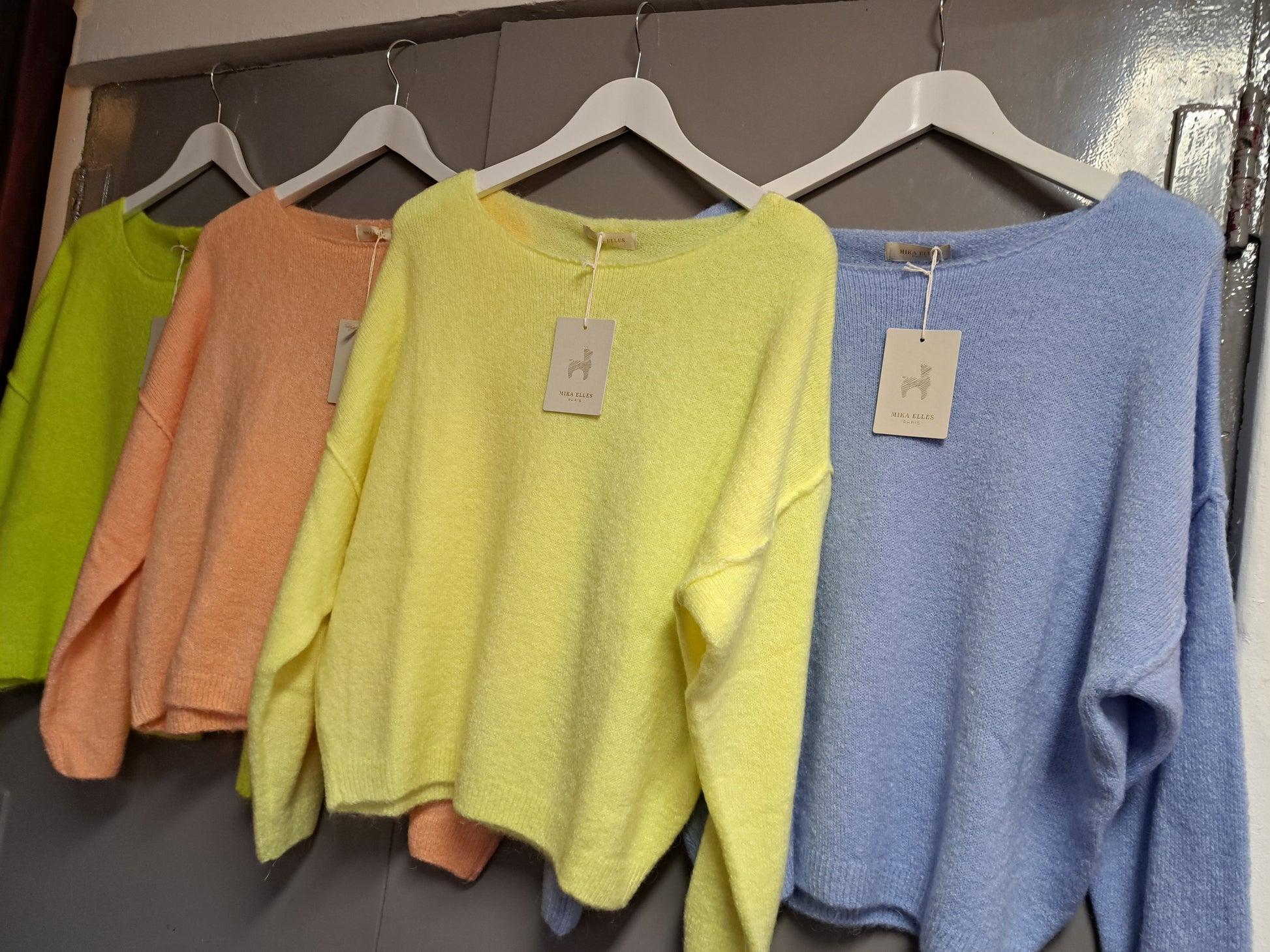 Mika Elles Mohair Trui Lime – CLEMENTI