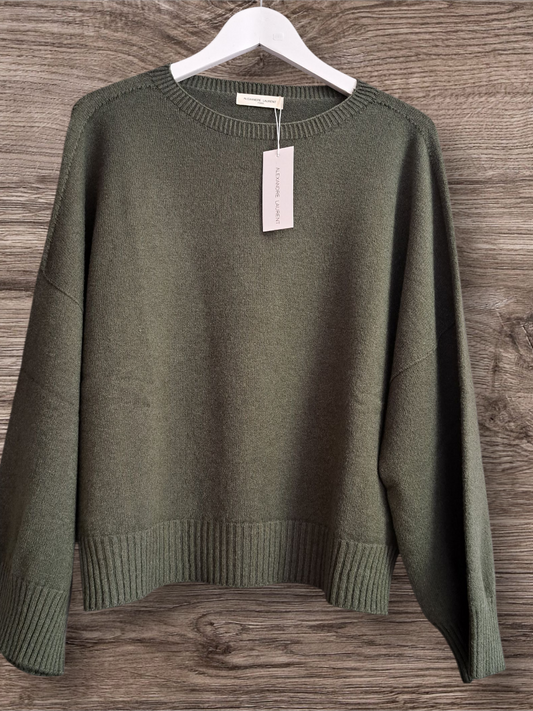 Alexandre Laurent  Oversized Sweater Army green