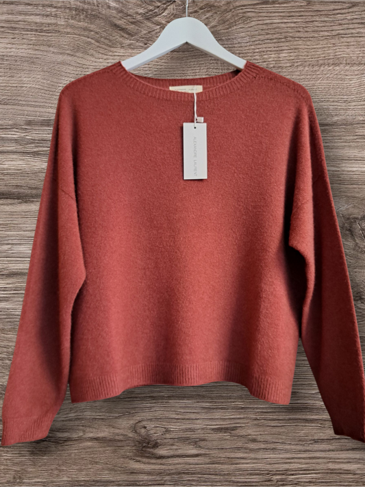 Alexandre Laurent Paris Viscose Trui Brick