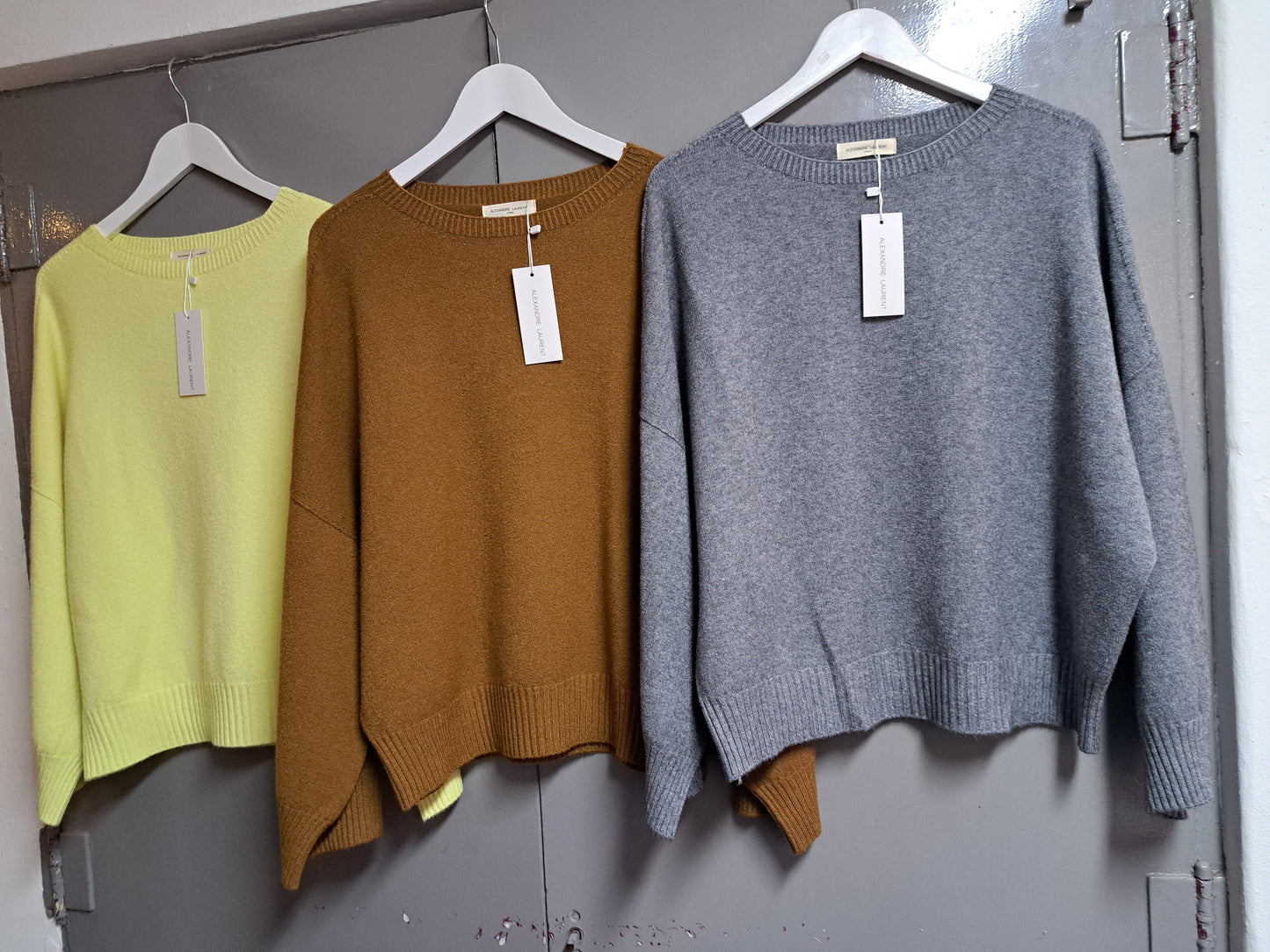 Alexandre Laurent Oversized Viscose Trui Grey