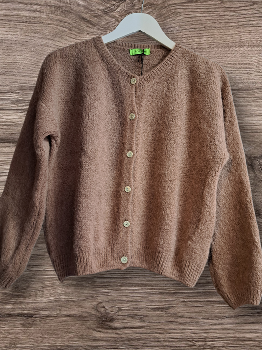 Le Petite chic Alpaca Vest Light Brown 2656