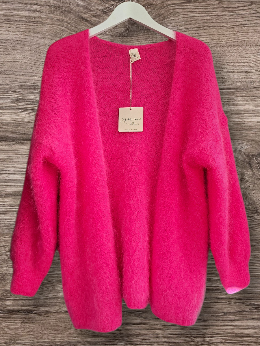 Mika Elles La Petite Laine Mohair sweater Fuchsia