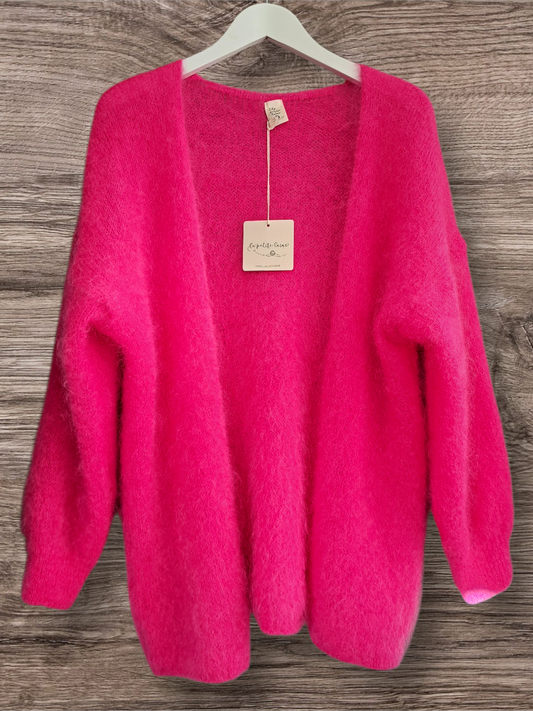 Mika Elles La Petite Laine Mohair sweater Fuchsia