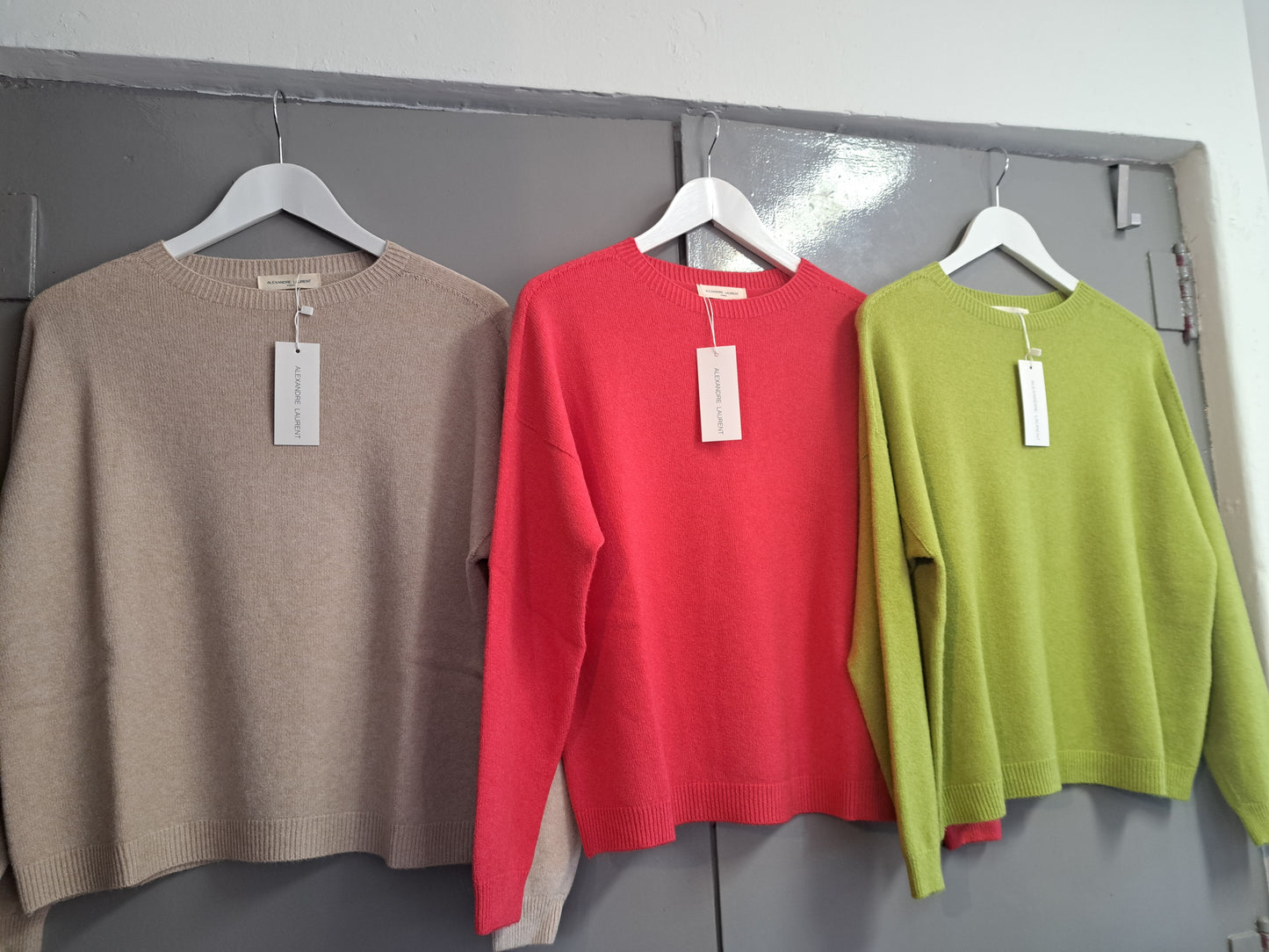 Alexandre Laurent Paris Basic Viscose Trui Acacia 8824