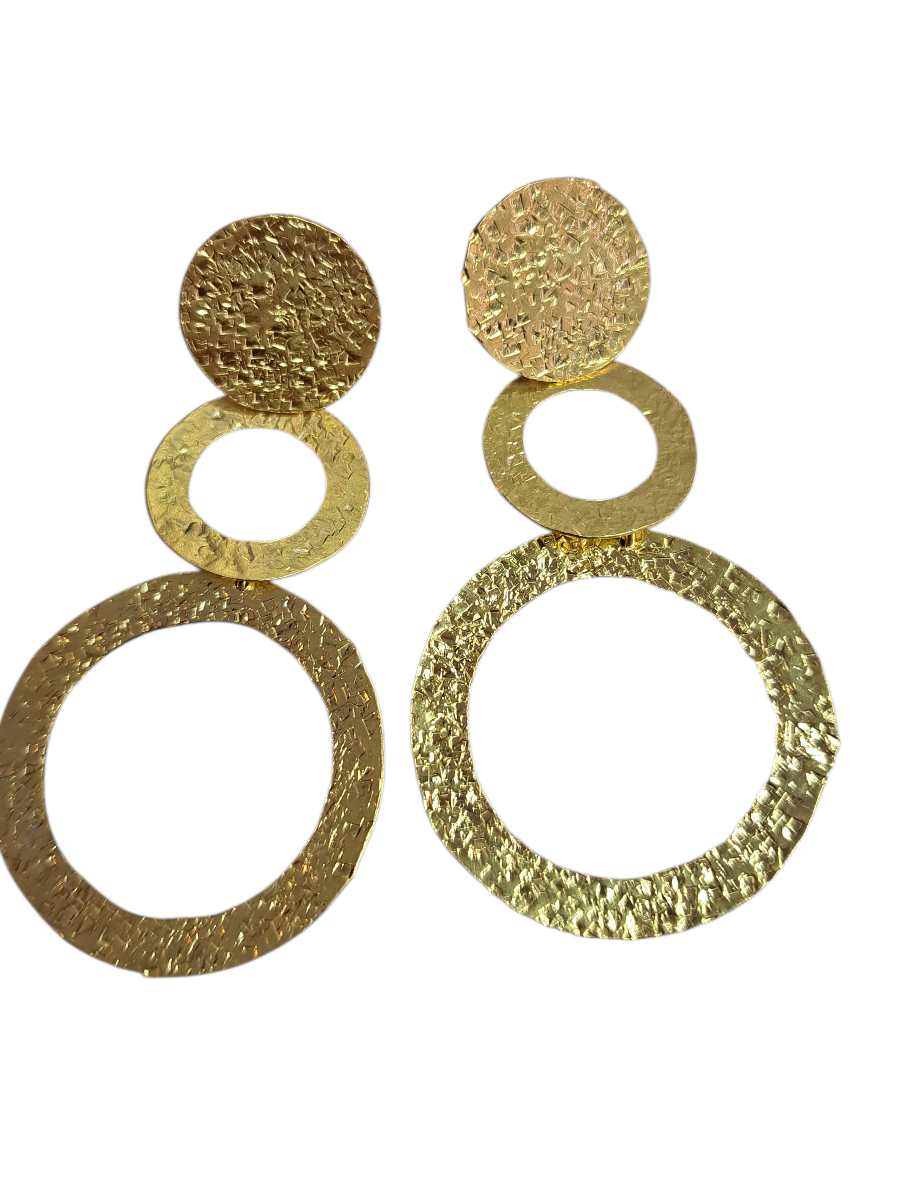 BerNice Amsterdam 3 Ring  oorbellen