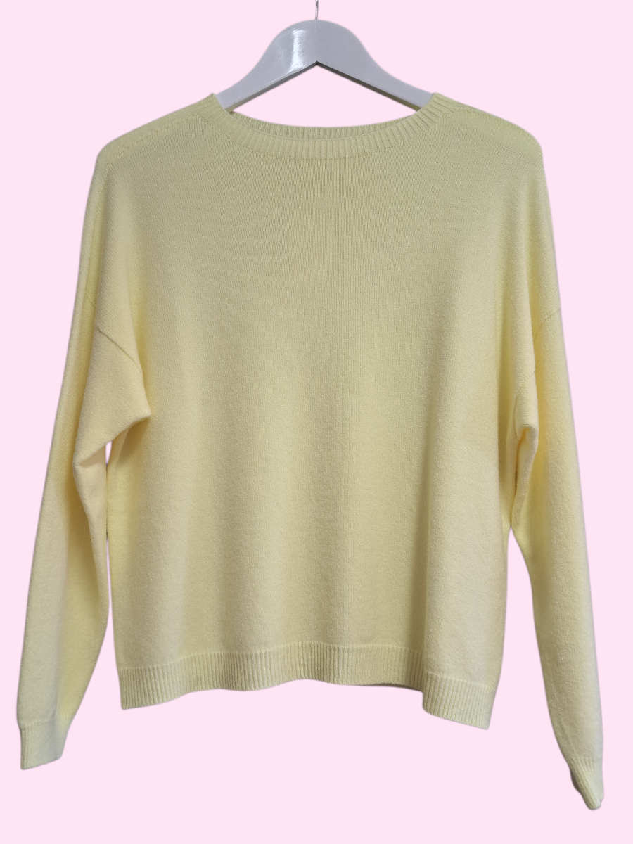 Alexandre Laurent Basic Viscose Trui Pasta 8824