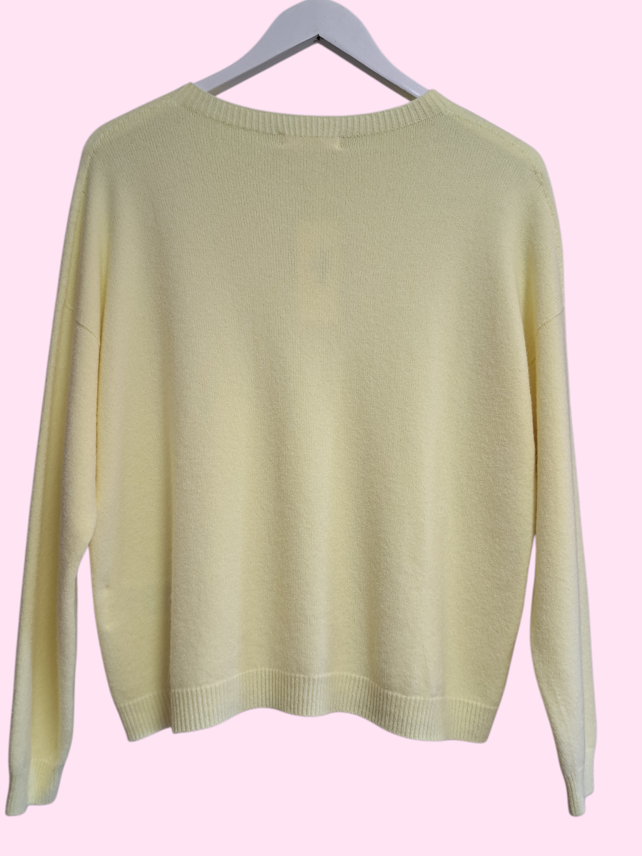 Alexandre Laurent Basic Viscose Trui Pasta 8824