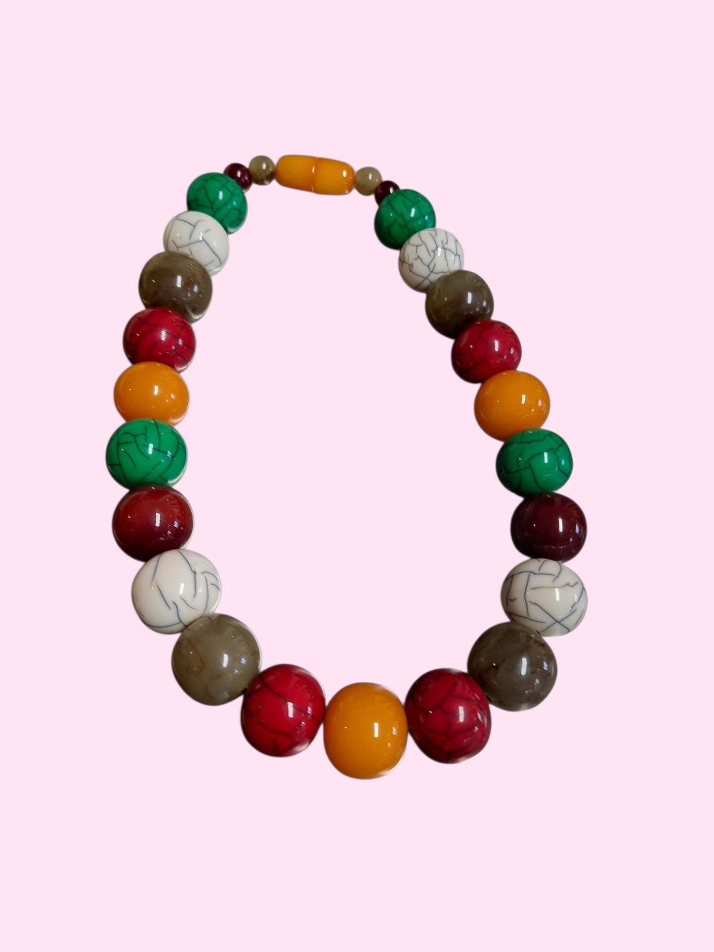 Resin ketting Mona multicolour
