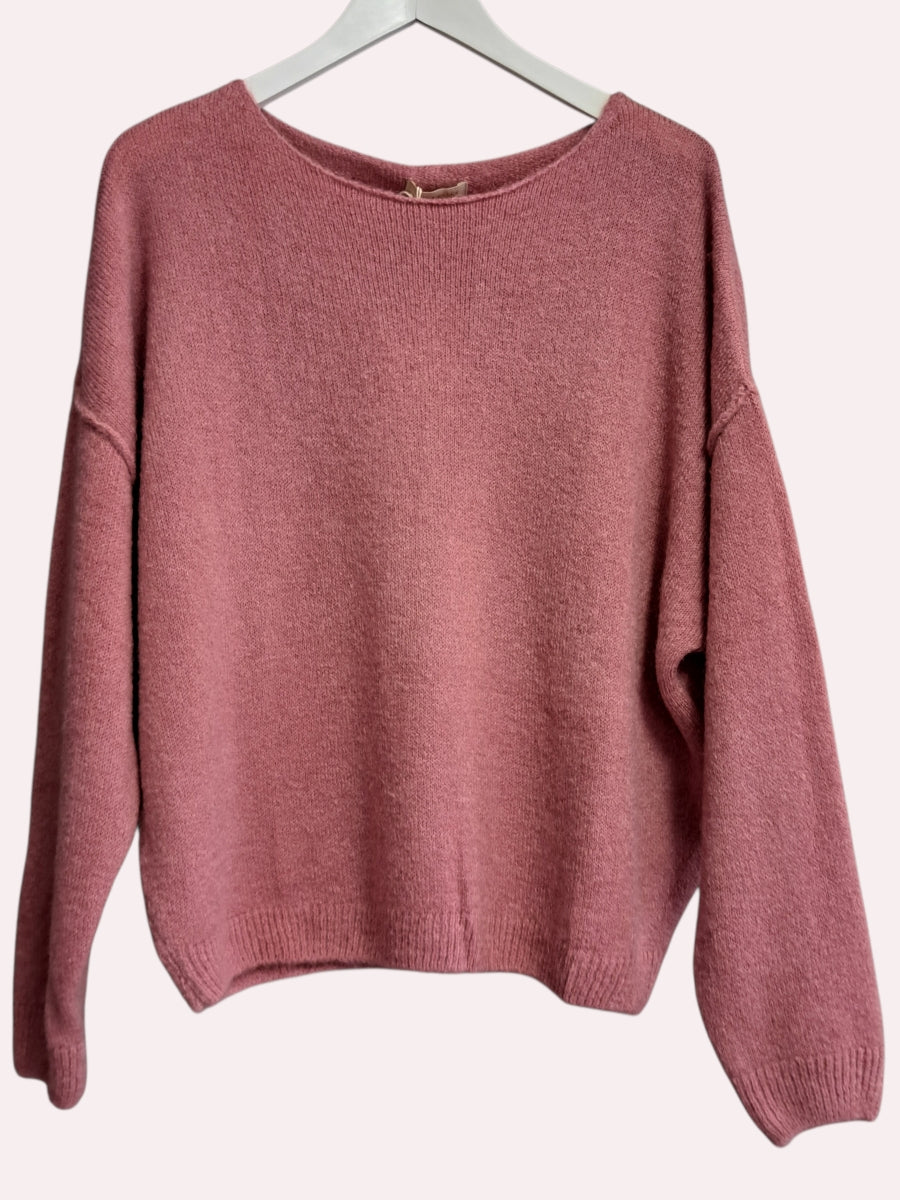 Mika Elles Paris Mohair Trui Rosata 2225