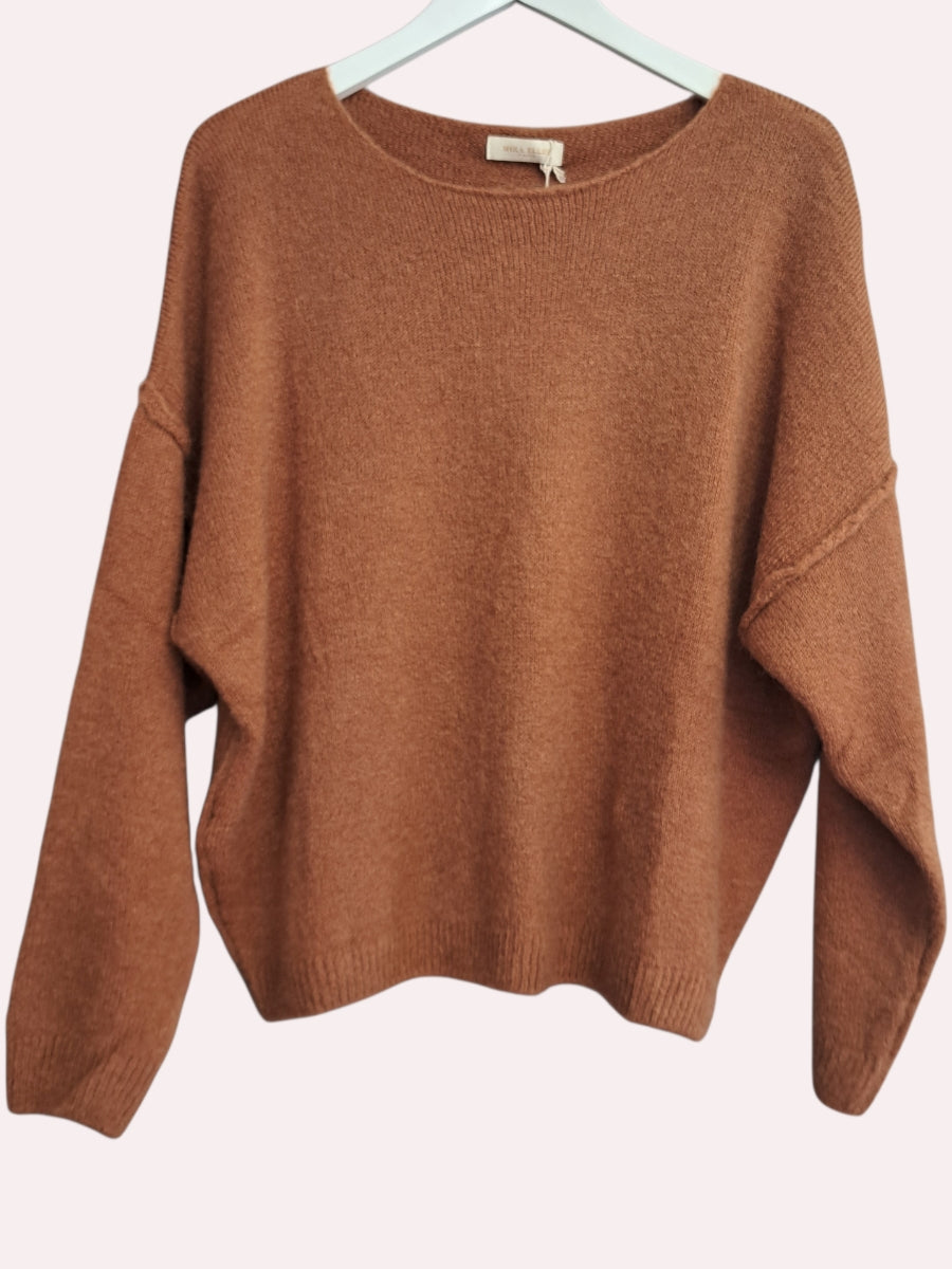 Mika EllesParis Mohair Trui Camel 2225