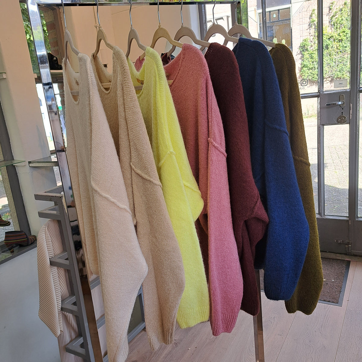 Mika Elles Paris Mohair Trui Verde 2225