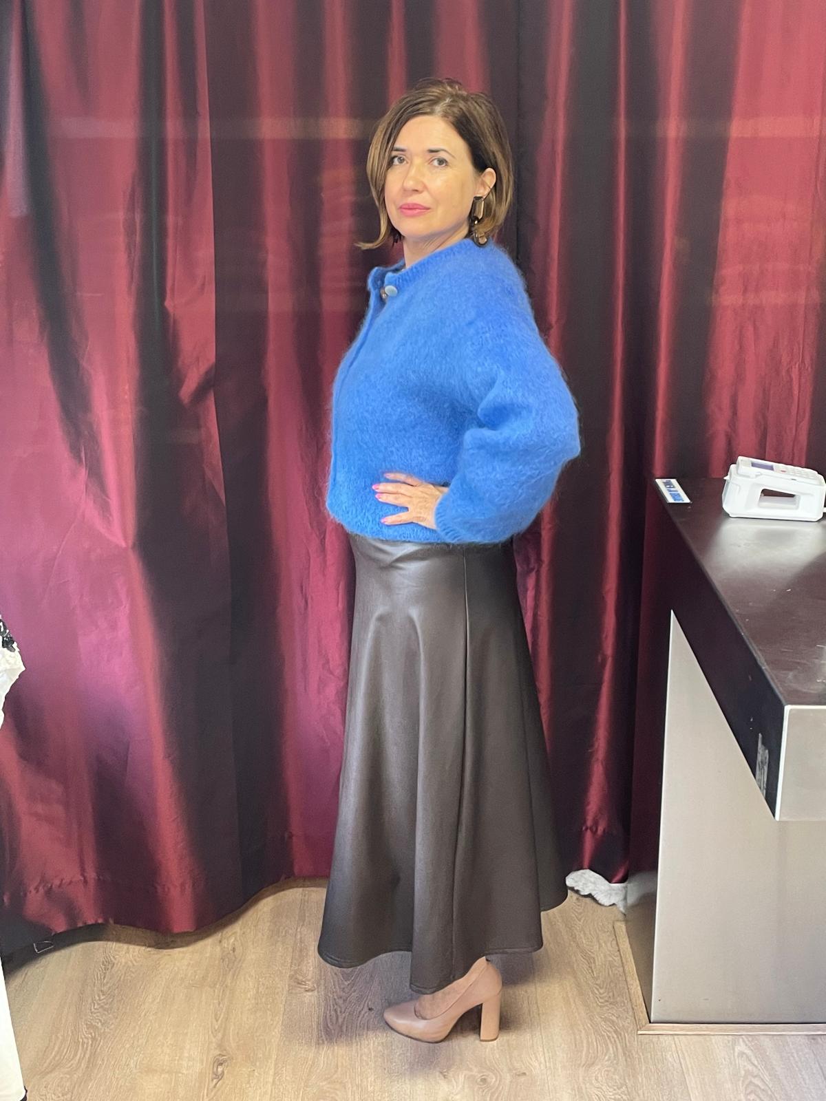 PU skirt Choco