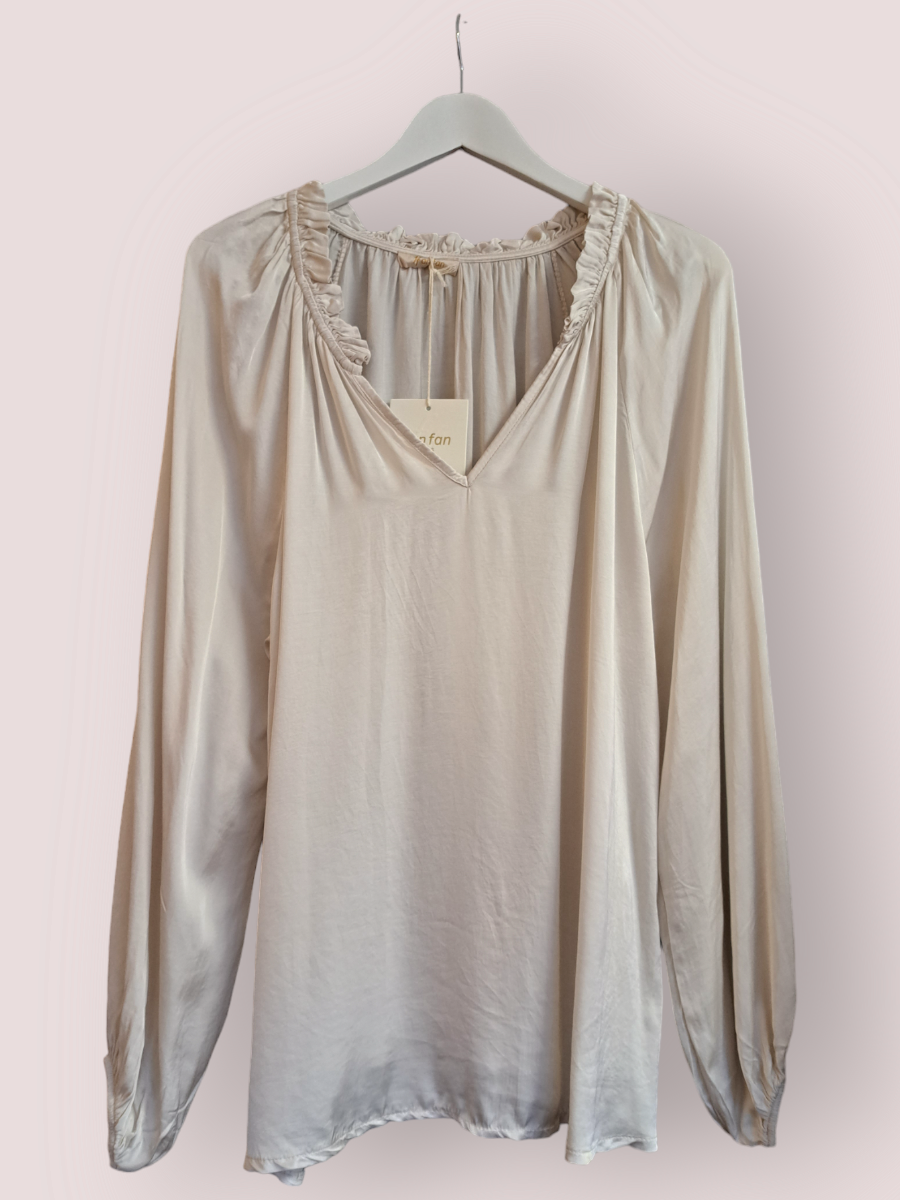 Viscose blouse Beige