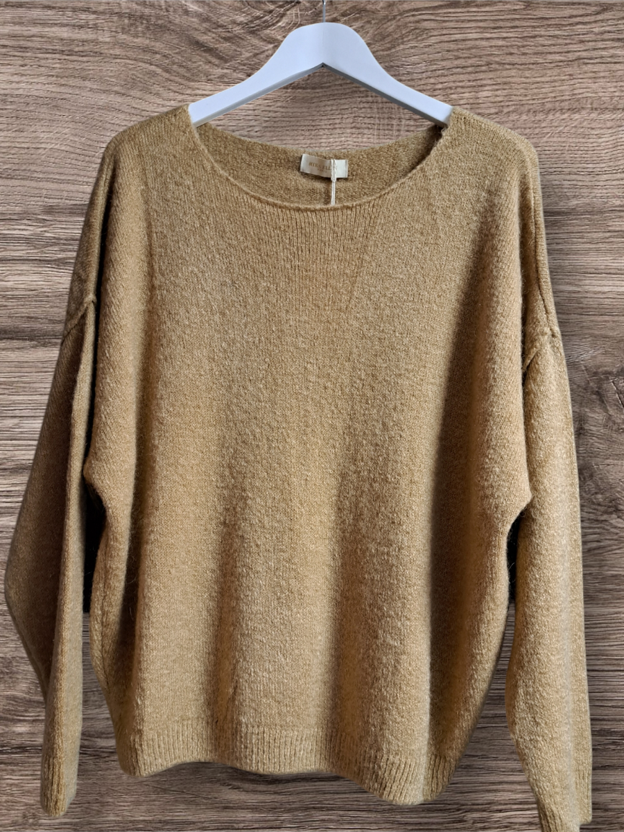 Mika Elles Paris Mohair Sweater Tabacco