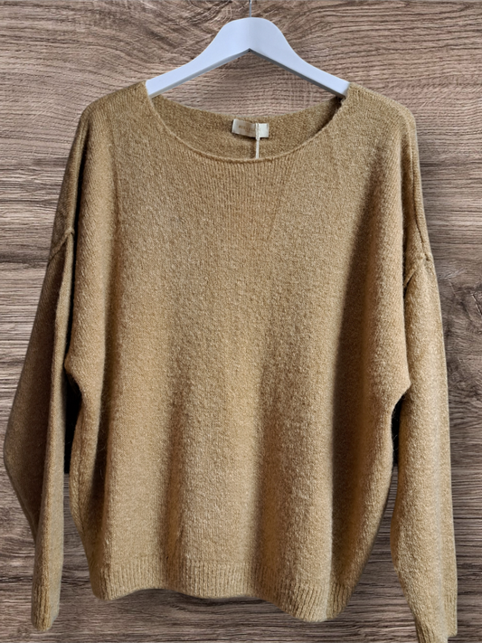 Mika Elles Paris Mohair Sweater Tabacco